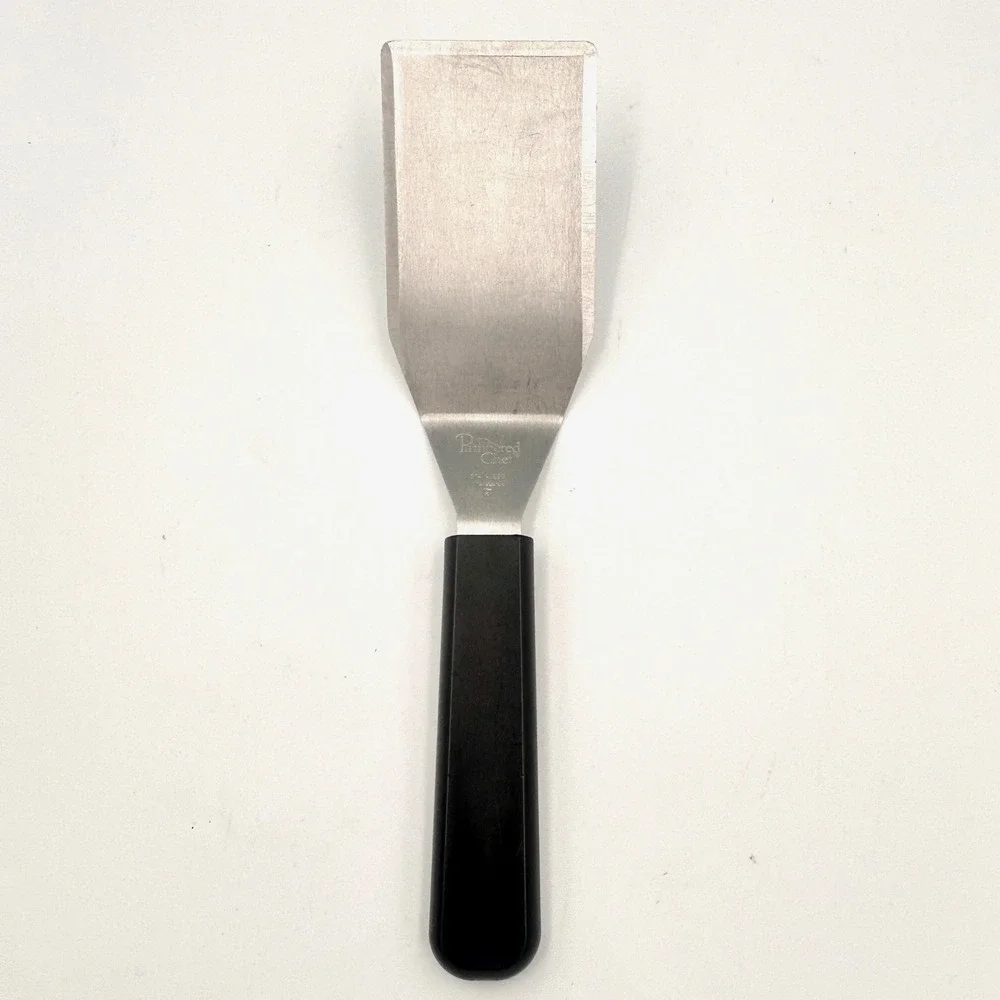 The Pampered Chef Serving Spatula Turner Stainless Steel Black Heavy Duty Taiwan